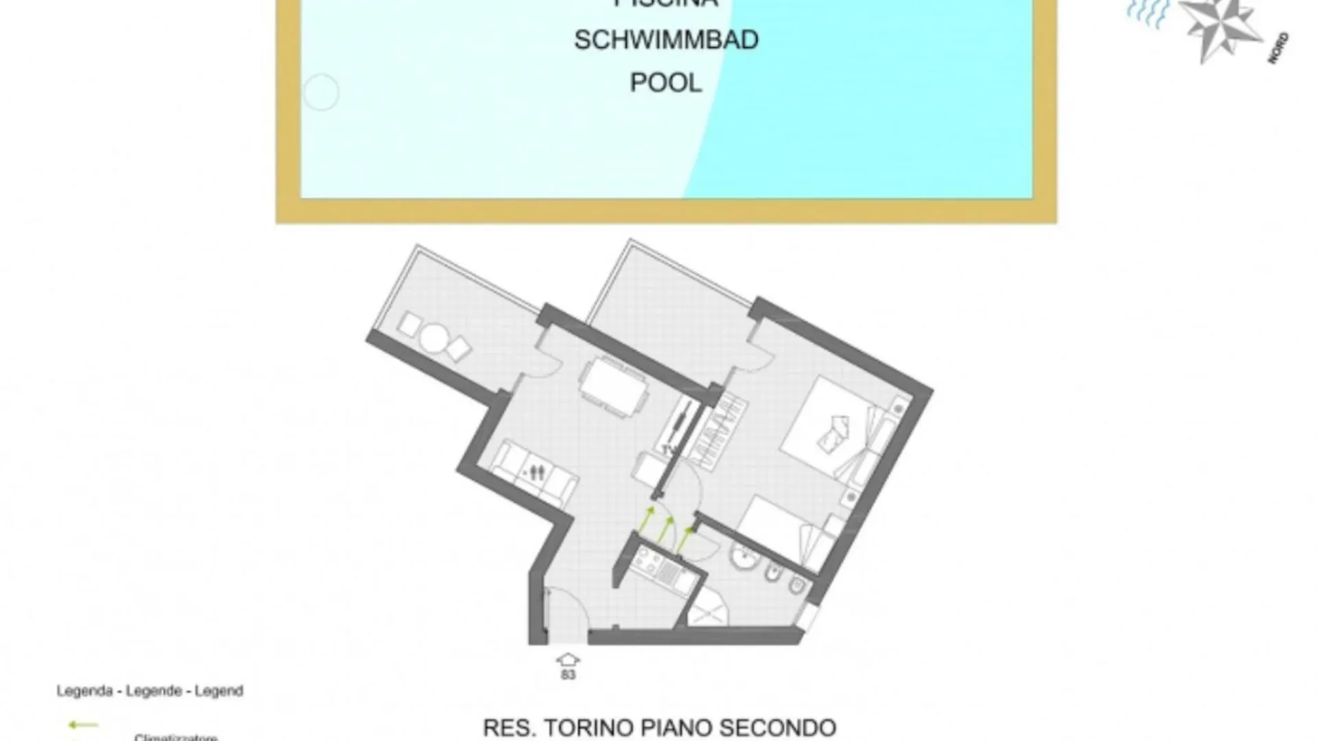 아파트 Residence Torino 83 리도 디 예솔로 이탈리아